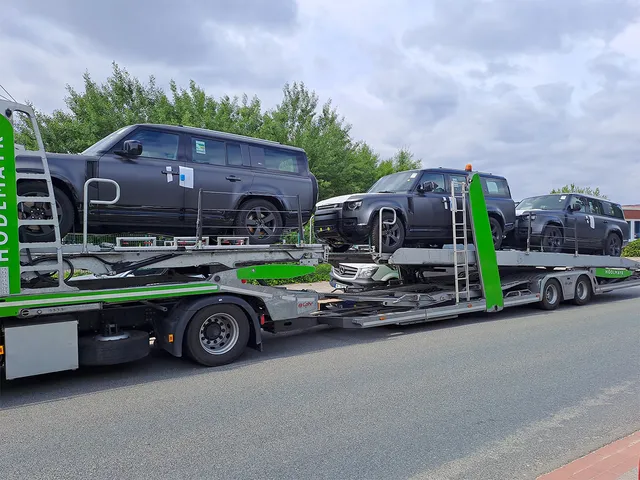 Defender 130 für den A-KIP®-Umbau eingetroffen